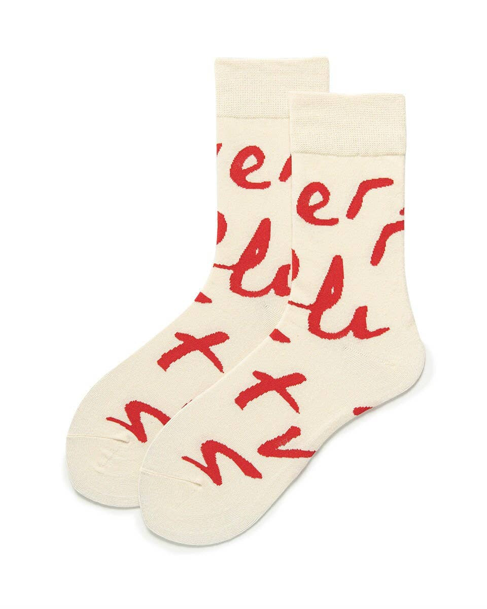 Modern Christmas Winter Socks - Unisex