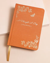 Luxury Orange Five-Year Thought a Day Journal