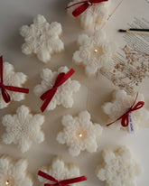 Scented Snowflake Candles