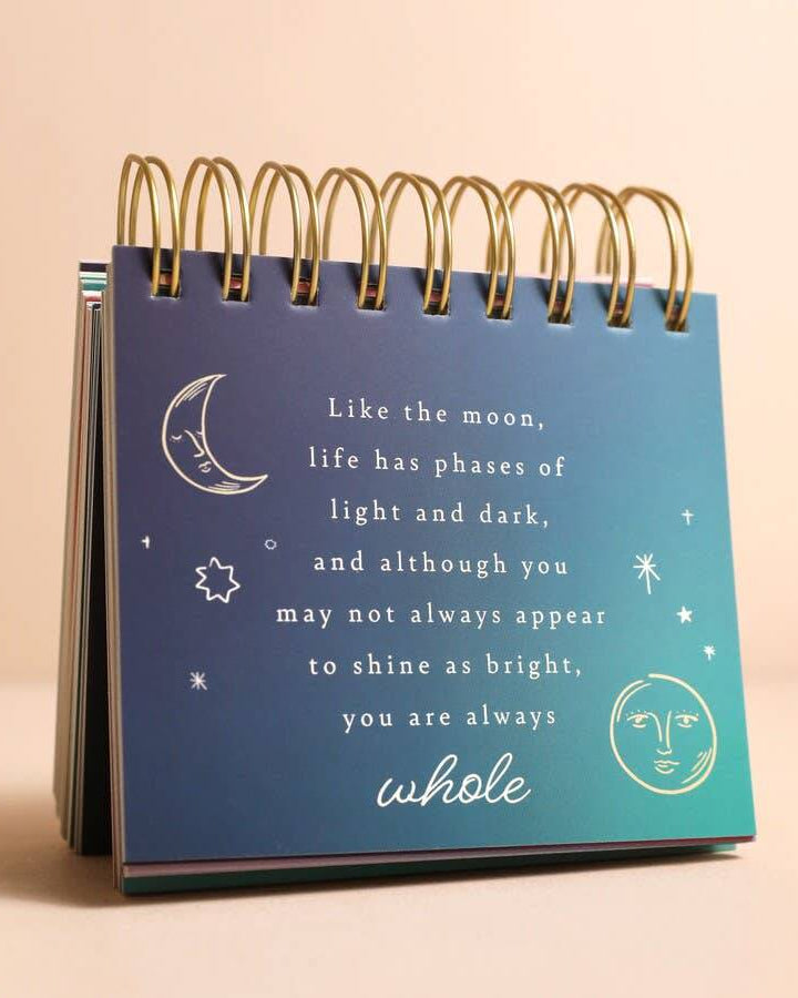 Blue Celestial Positivity Flip Chart - Inspirational Quotes