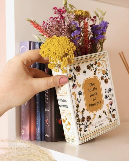 Ceramic Little Book of Flowers Vase - Benny and Mollie