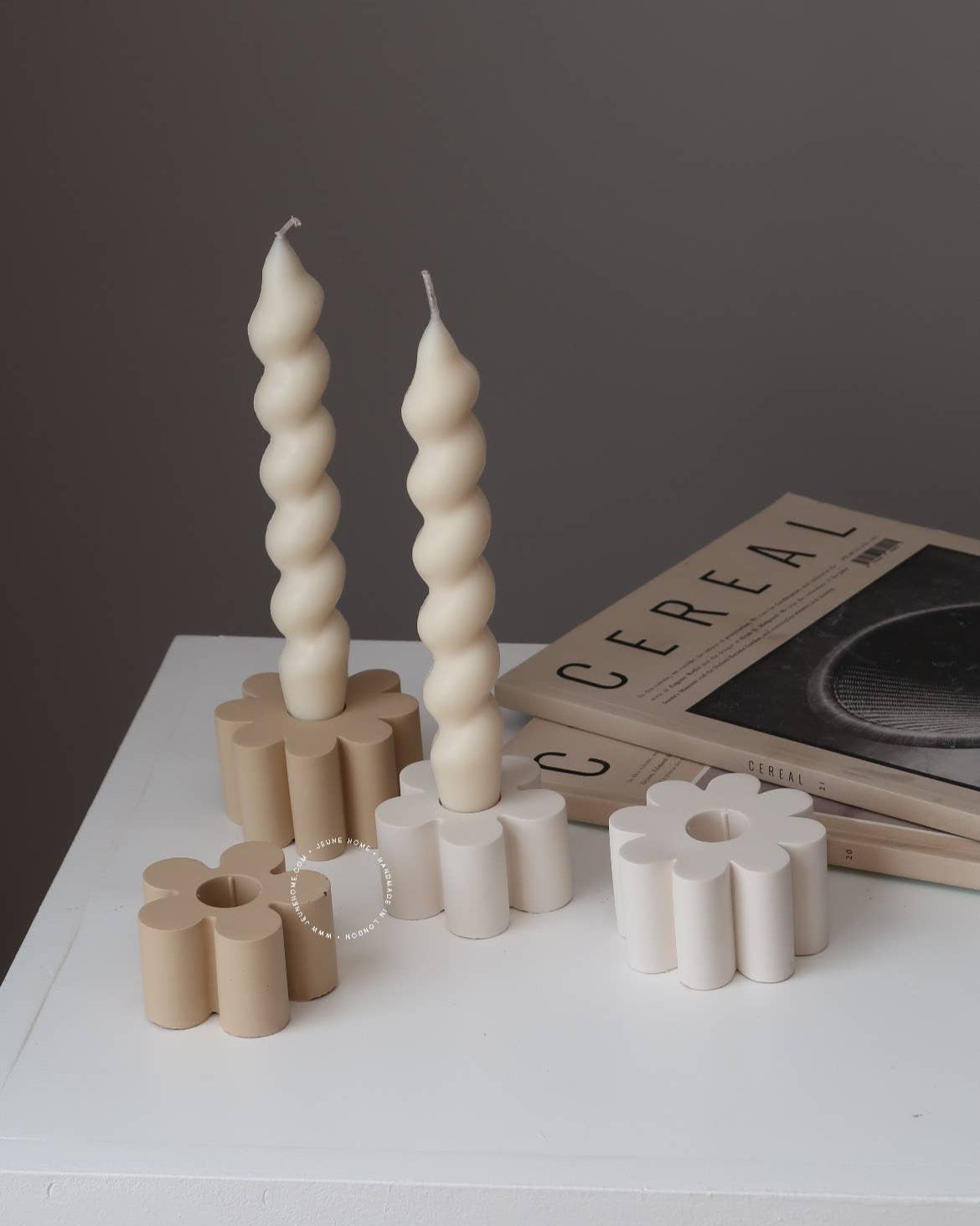 Flower Taper Candle Holder - Benny and Mollie