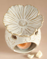 Floral Bee Ceramic Wax Burner - Benny and Mollie
