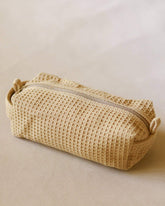 Handmade, eco-friendly Organic Toast Waffle Pouch crafted from organic fabric. Ideal for home décor or storage.