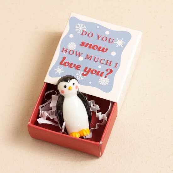 Tiny Matchbox Ceramic Tokens - Benny and Mollie