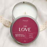 Patchouli and Tibetan Musk For Love Paint Pot Candle - Benny and Mollie