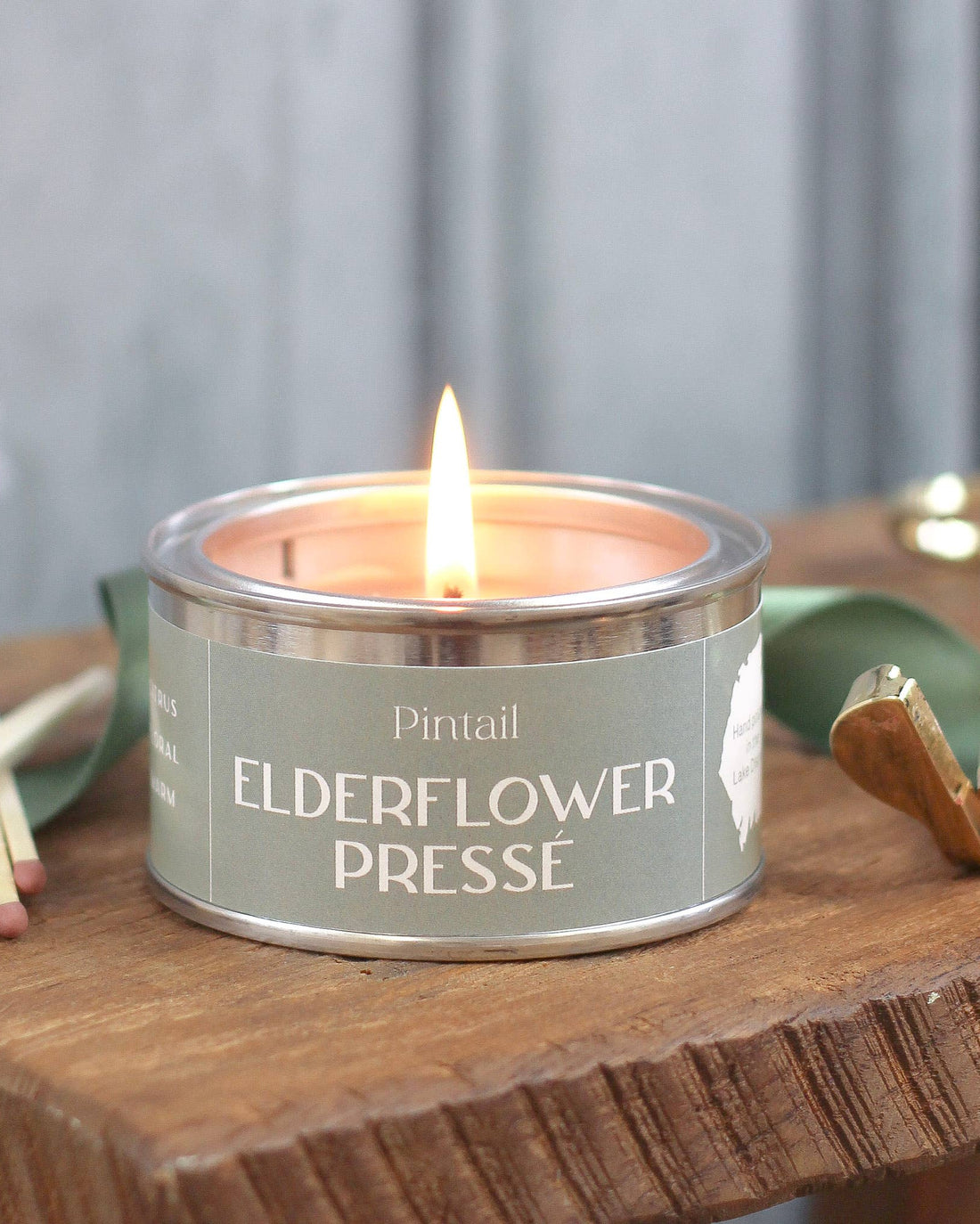 Elderflower Presse Paint Pot Candle - Benny and Mollie