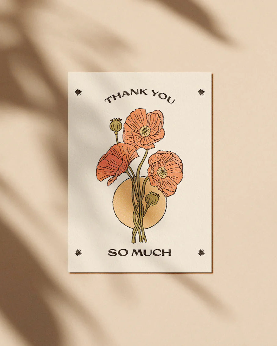 Thank You So Much Card - Benny and Mollie