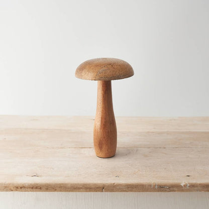 Wood Mushroom Ornament