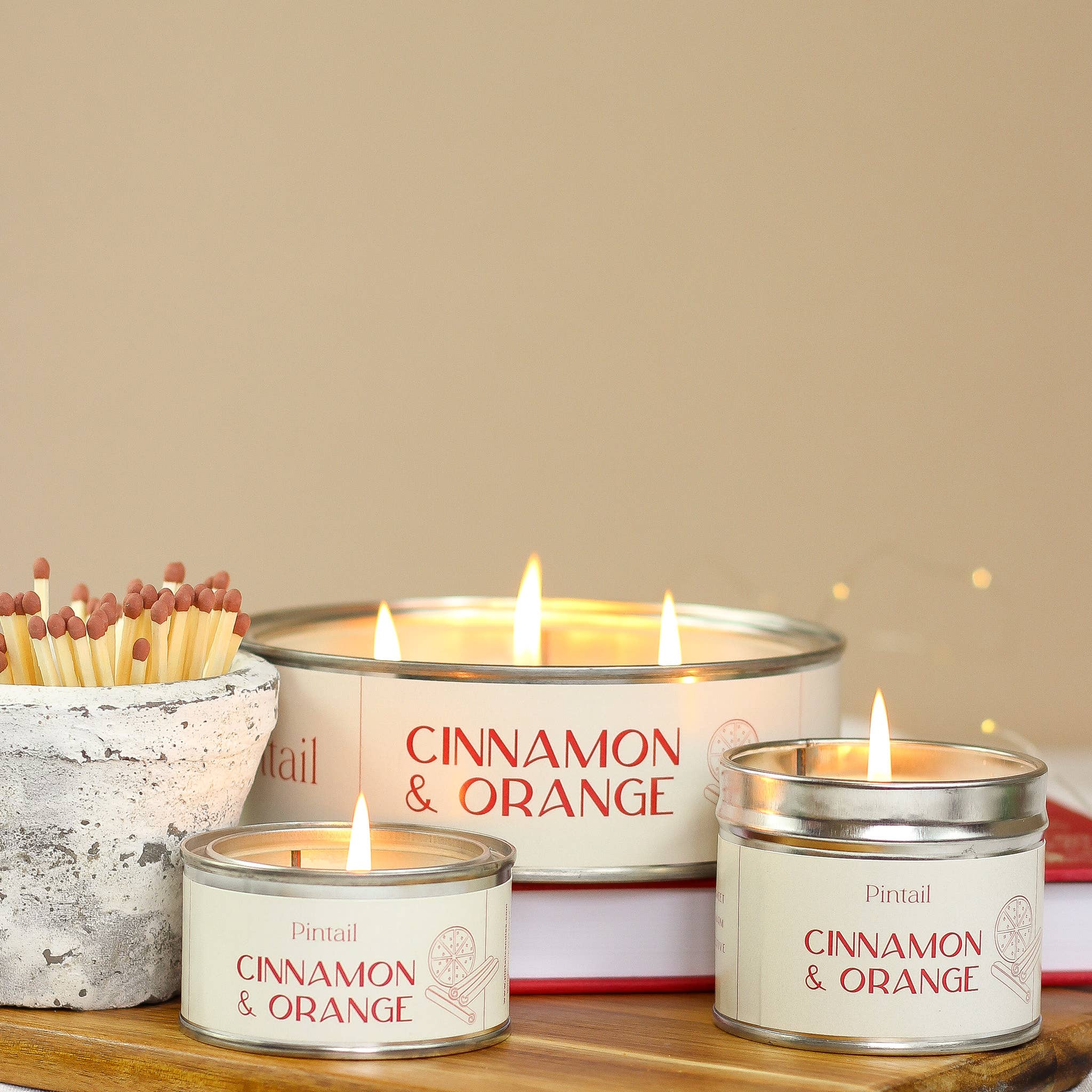 Cinnamon &amp; Orange Paint Pot Candle