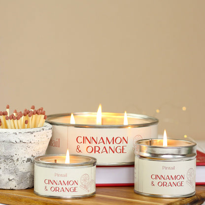 Cinnamon &amp; Orange Paint Pot Candle