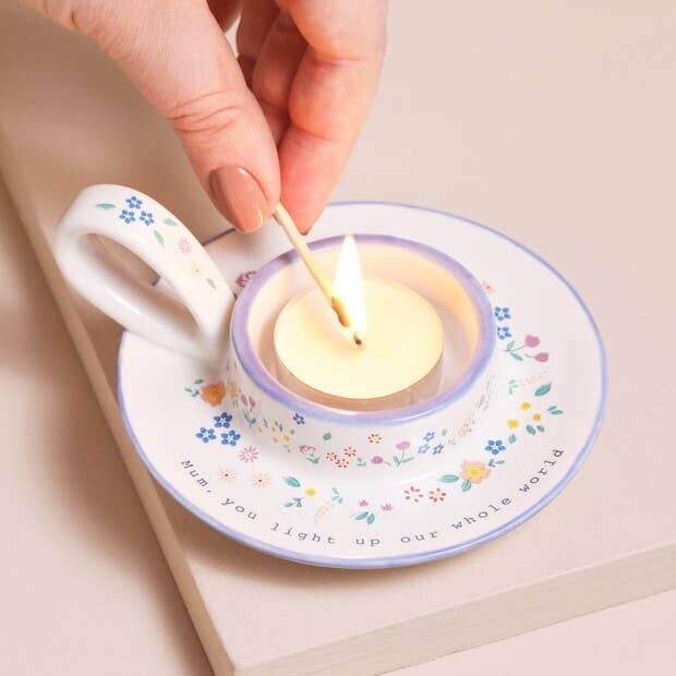 Lighting Mum Meaningful Word Tealight Holder