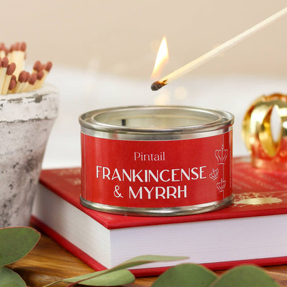 Frankincense &amp; Myrrh Paint Pot Candle