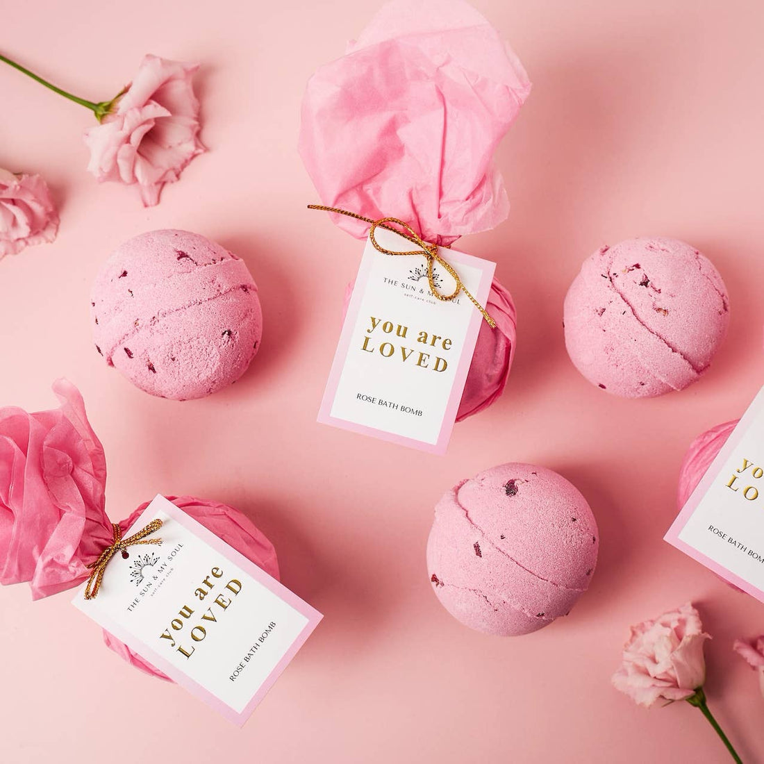 Luxury Self Love Bath Bomb | Rose Scent