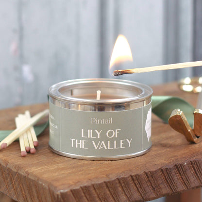 Lily of the Valley Paint Pot Candle - Benny and Mollie