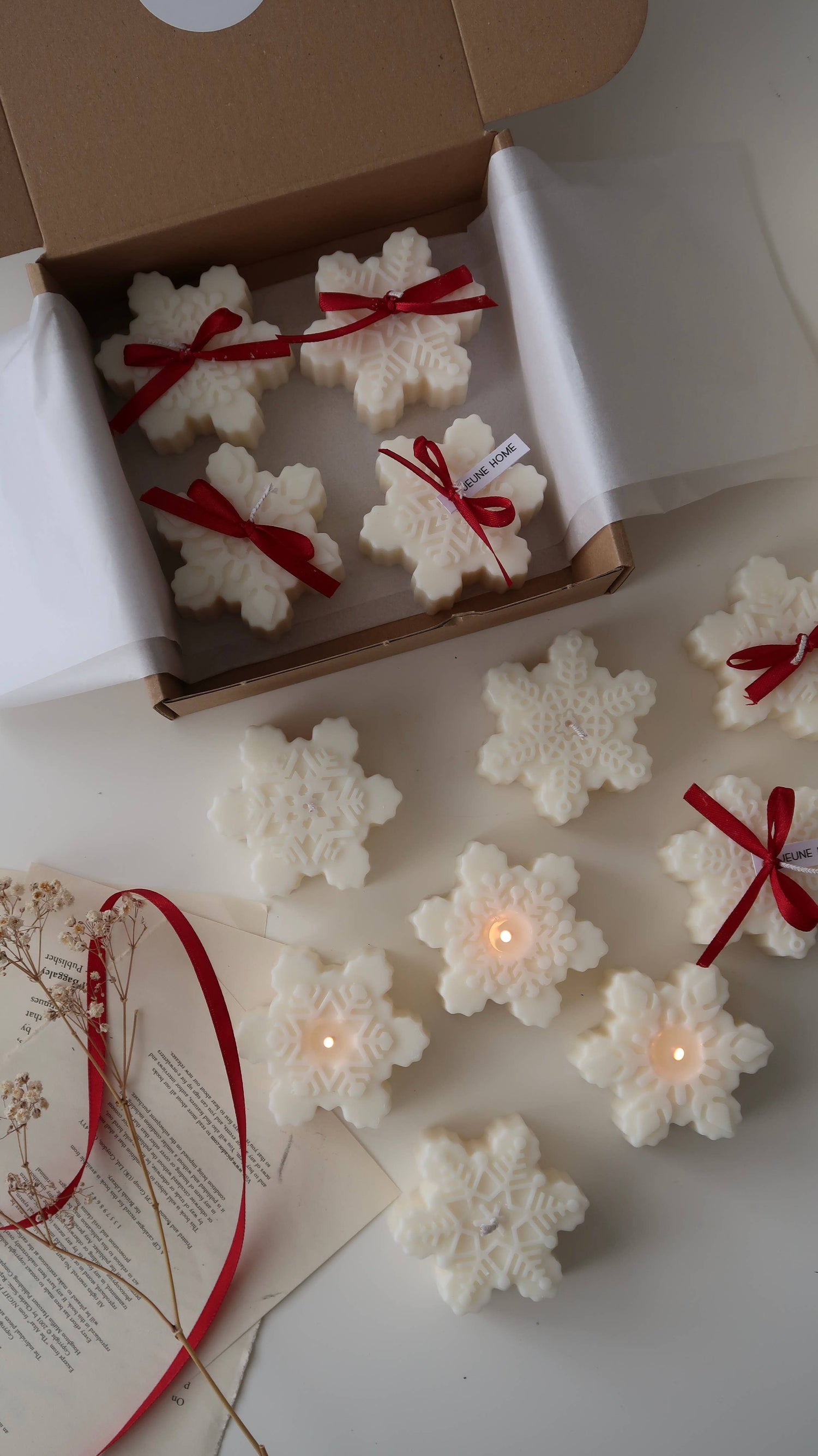 Scented Snowflake Candle