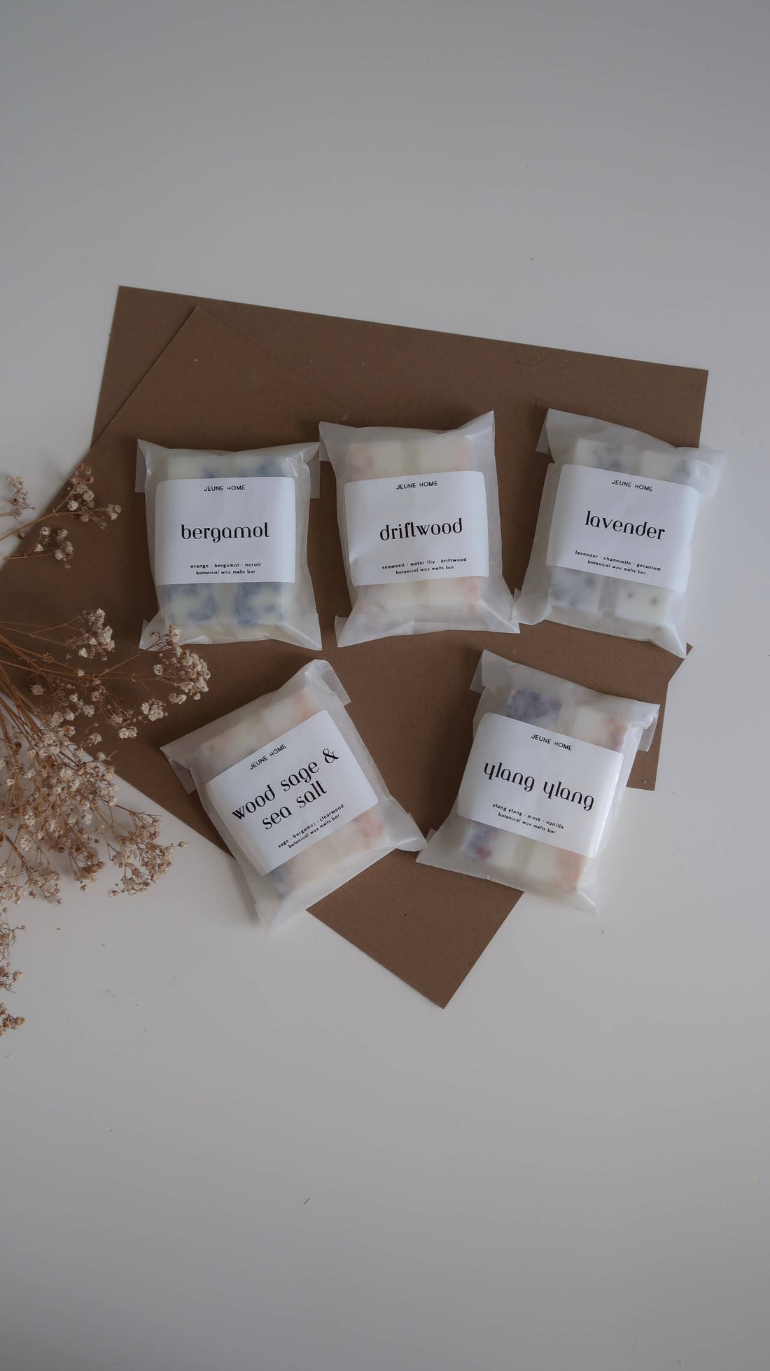 Scented Botanical Wax Melts - Benny and Mollie