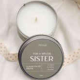 Elderflower Presse Sister Paint Pot Candle - Benny and Mollie