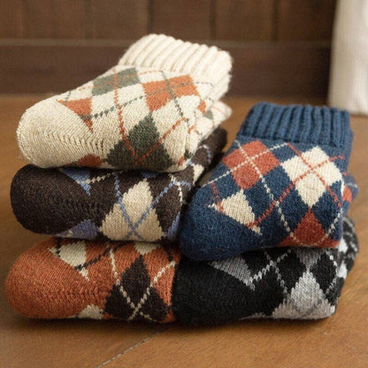 Extra Thick Men’s Wool Socks - Winter Gift for Him