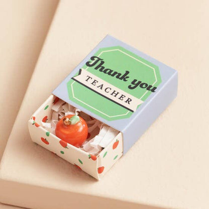 Apple Tiny Matchbox Ceramic Token