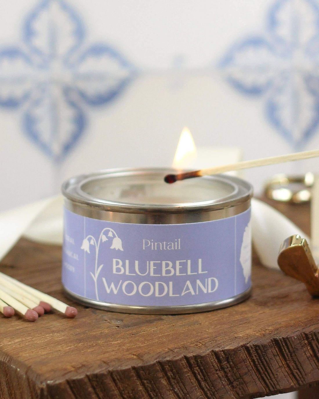 Bluebell Woodland Paint Pot Candle - Benny and Mollie