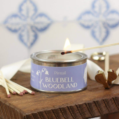 Bluebell Woodland Paint Pot Candle - Benny and Mollie