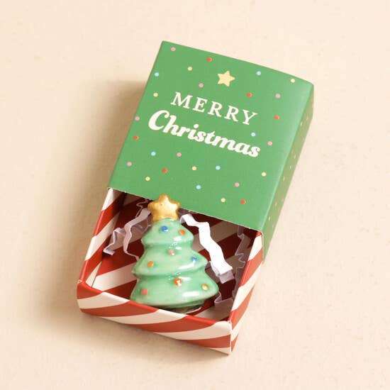 Tree Tiny Matchbox Ceramic Token