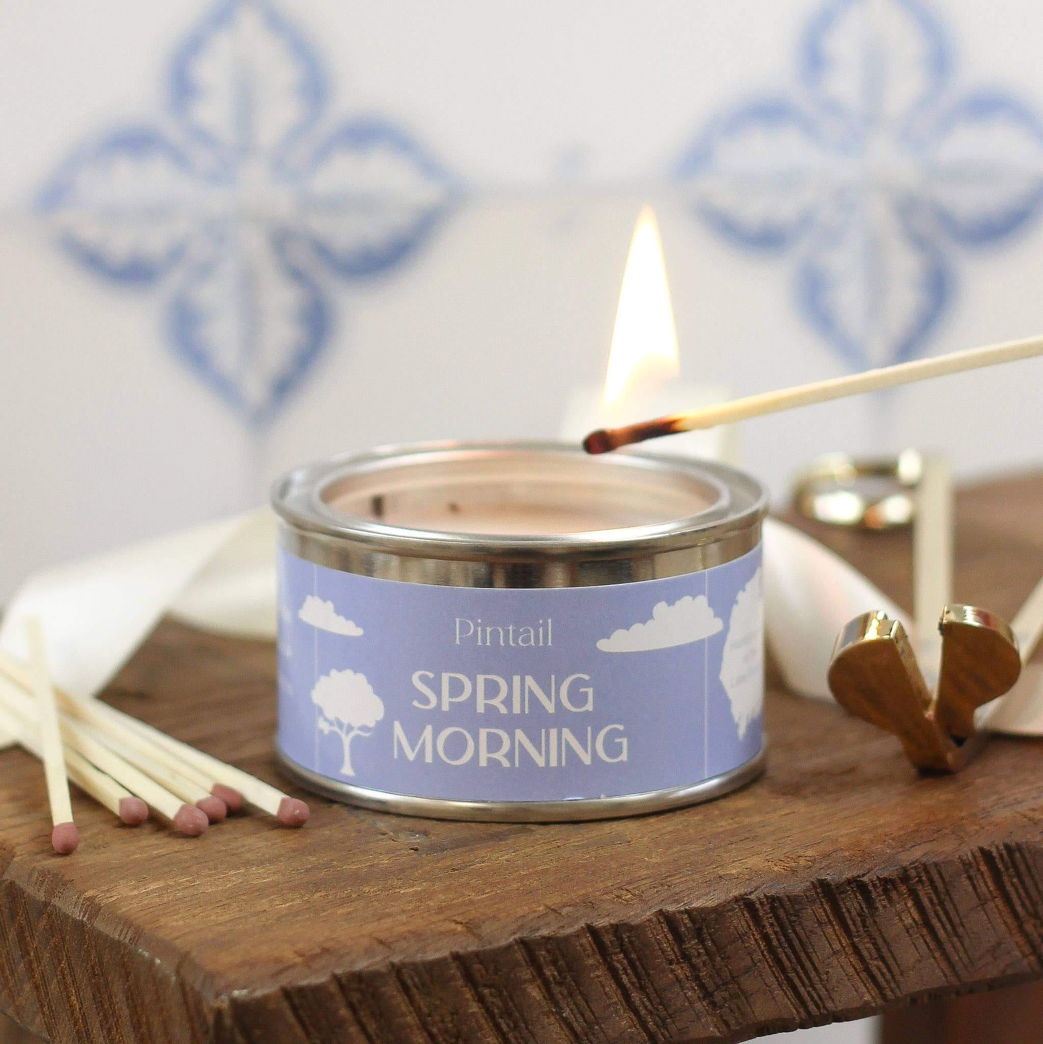 Spring Morning Paint Pot Candle - Benny and Mollie