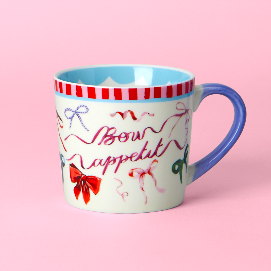 Bow Appetit Mug – New Bone China