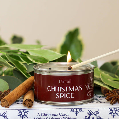 Christmas Spice Paint Pot Candle