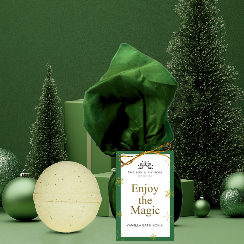 Luxury Enjoy the Magic Christmas Bath Bomb⎜Vanilla Scent