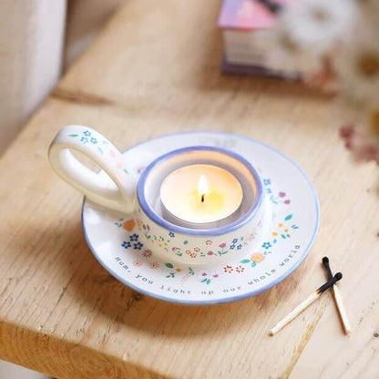 Mum Meaningful Word Tea light Holder