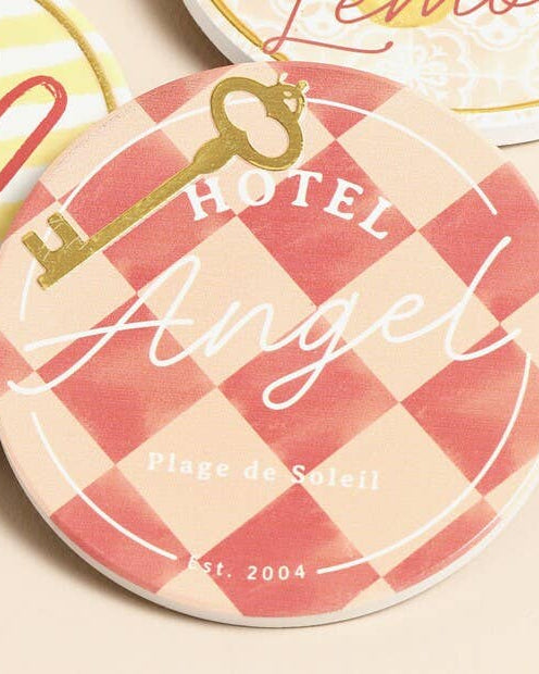 Hotel Angel Coasters - Set of 4 - Benny and Mollie