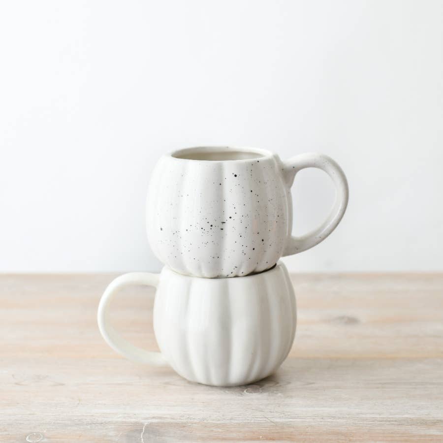 Ceramic Pumpkin Mugs