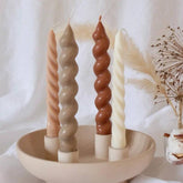 Soy Wax Thick Twist Candles