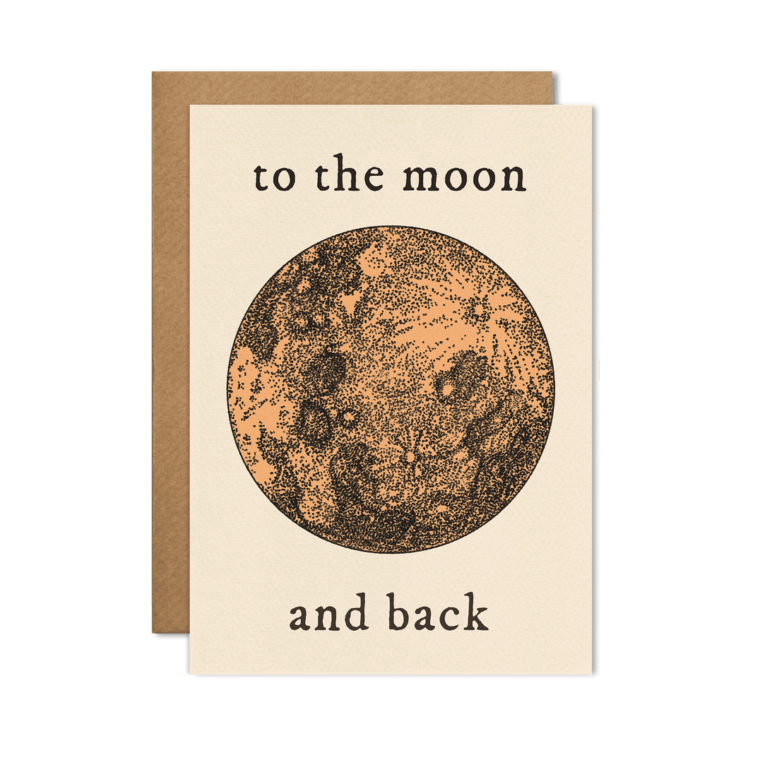 To The Moon And Back Greeting Card