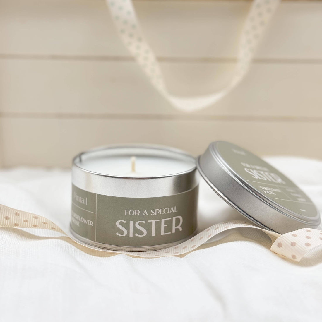 Elderflower Presse Sister Paint Pot Candle - Benny and Mollie