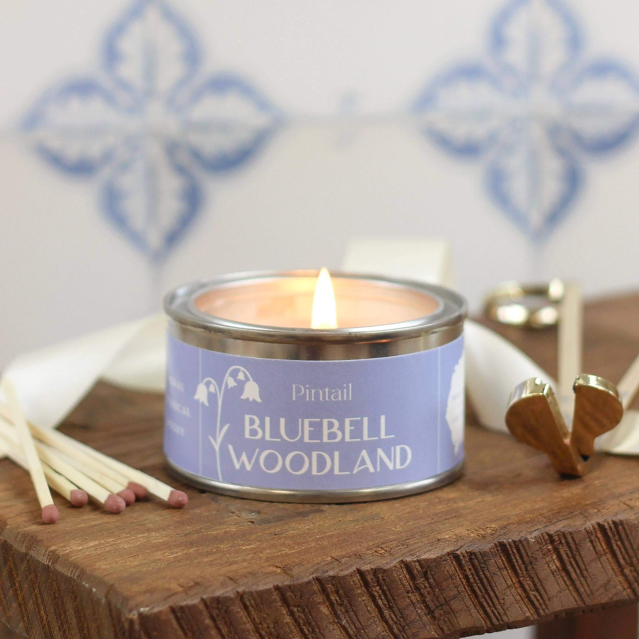 Bluebell Woodland Paint Pot Candle - Benny and Mollie