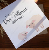 Baa - rilliant Birthday Card - Benny and Mollie