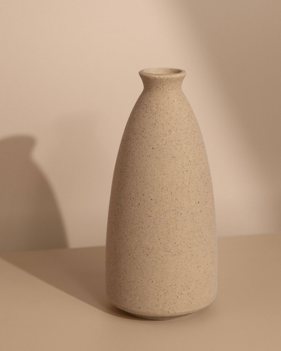 Ceramic Stoneware Vase - Sand - Benny and Mollie