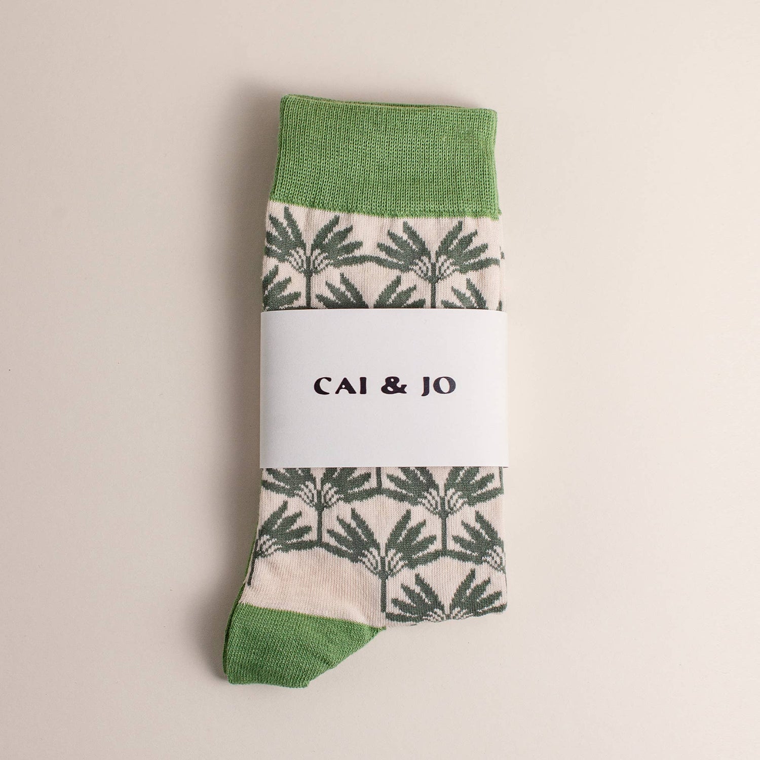 Palm Leaf Socks