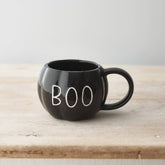 BOO Pumpkin Mug Black