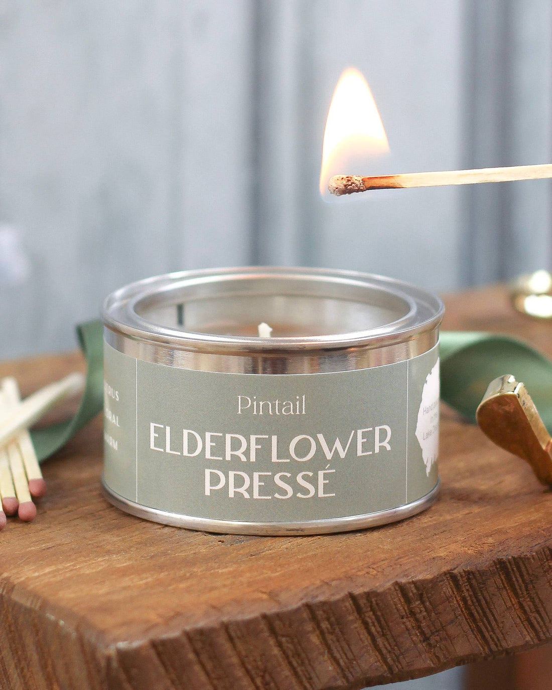Elderflower Presse Paint Pot Candle - Benny and Mollie
