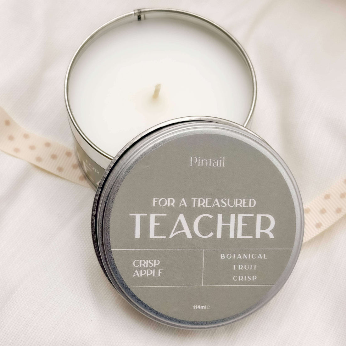 Crisp Apple Treasured Teacher Paint Pot Candle - Benny and Mollie