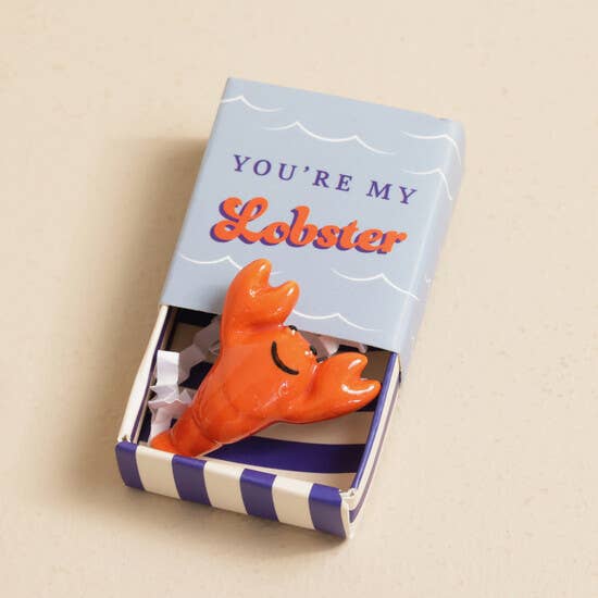 Tiny Matchbox Ceramic Tokens - Benny and Mollie