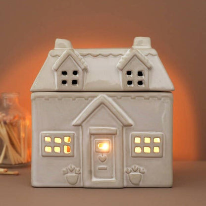 Ceramic House Wax Melt Burner - Benny and Mollie