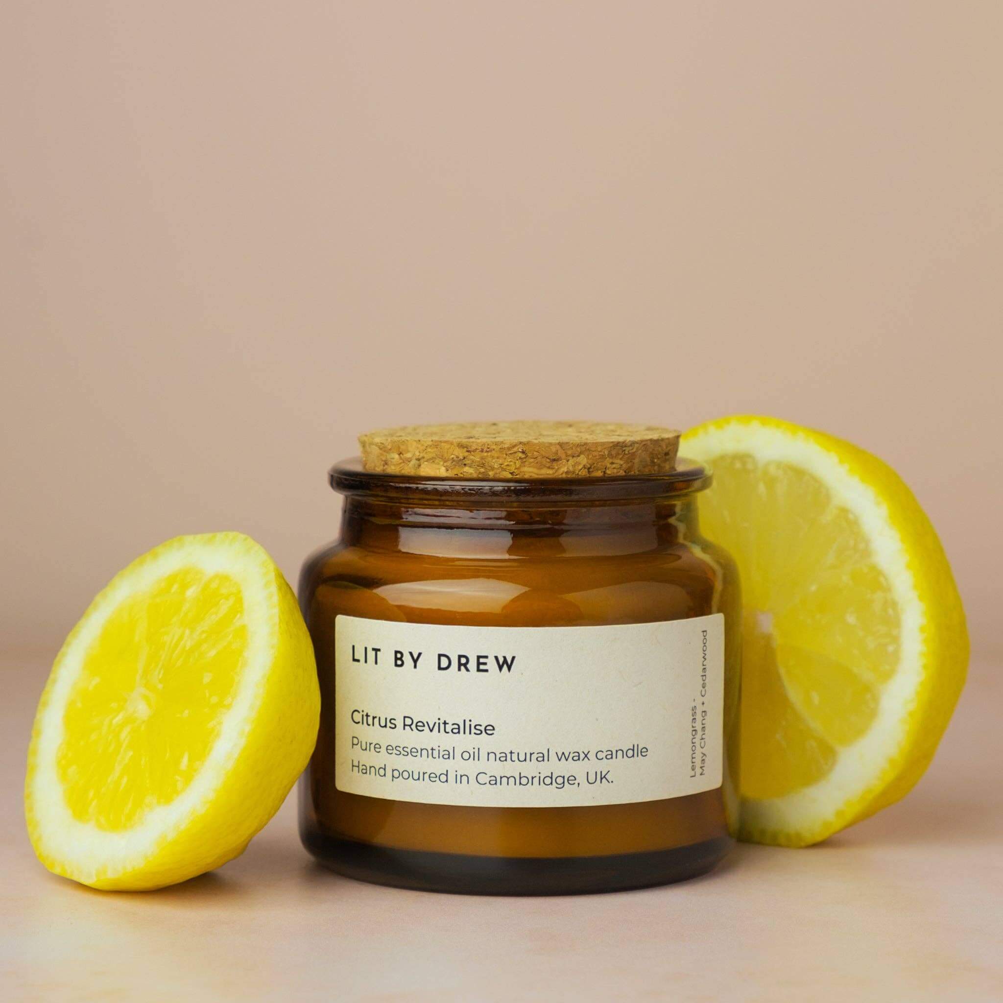 Citrus Revitalise - Aromatherapy Candle - Benny and Mollie