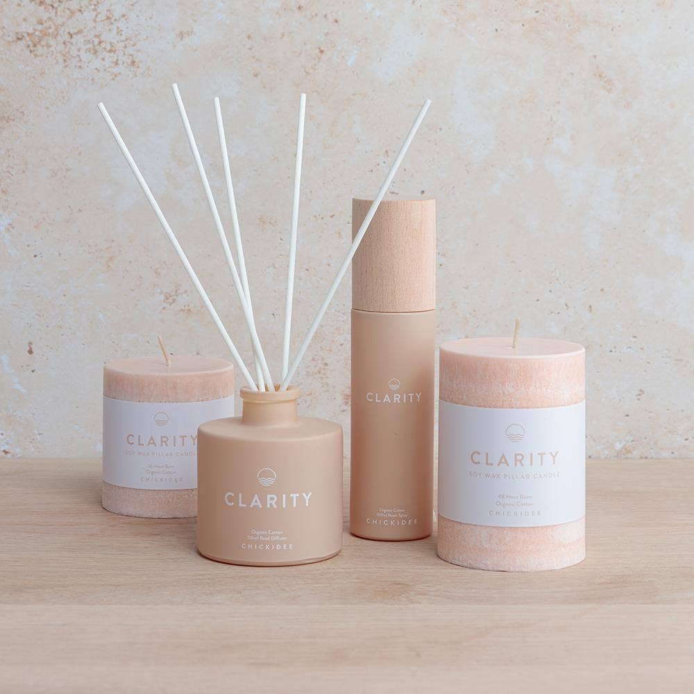 Handcrafted diffuser with natural botanicals and premium fragrance oils, perfect for creating a calming atmosphere.