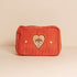 Corduroy Makeup Bag in Rust - Benny and Mollie