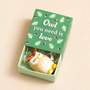 Tiny Matchbox Ceramic Tokens - Benny and Mollie